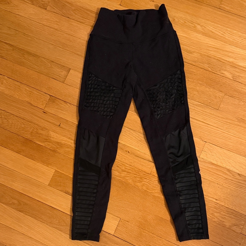 ALO Yoga Black Moto Leggings